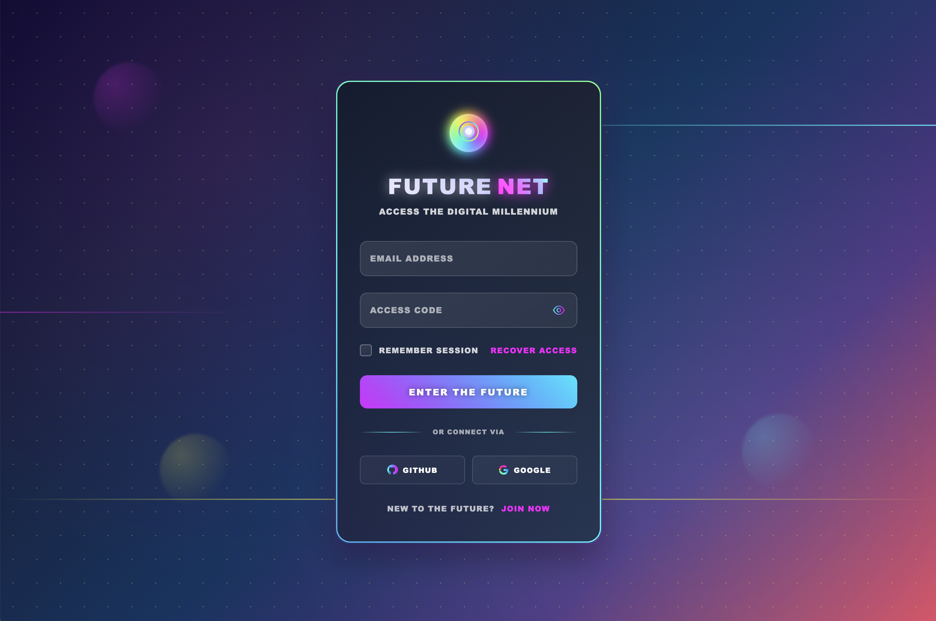 Retro Future form preview